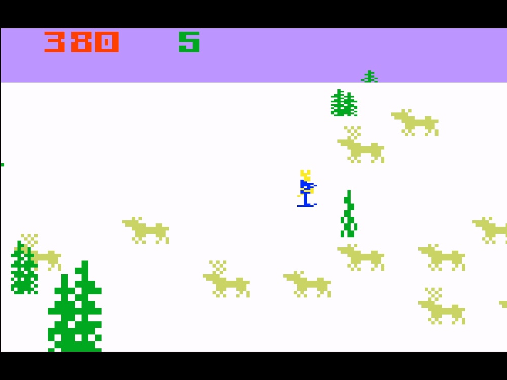 Gameplay of Ice Trek for Intellivision